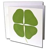 CherylsArt Holidays Saint Patricks Day - Shamrock Four Leaf Clover - Greeting Cards-12 Greeting Cards with envelopes