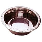 Embossed Stainless Steel Dish - 1 qt.