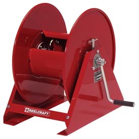 Hand Crank, 1/2 X 200ft, 1000 Psi, Air/Water Without Hose, Med Duty