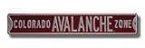 Colorado Avalanche Zone Sign 6 x 36 NHL Hockey Street Sign