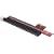 Pci-exp X1 To Low Profile X16 Slot Extension Adapter