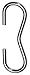 Concept Housewares Chrome Hanging Links (8 Pack), 3