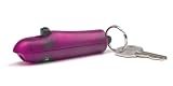 SABRE RED Spitfire Police Strength Pepper Spray - Most Advanced, Compact & Fastest Deploying Key Ring Spray with Refillable, Purple Case