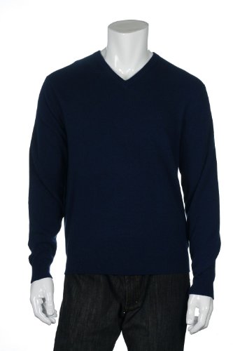 Nautica Deep Sea Blue V-Neck Sweater