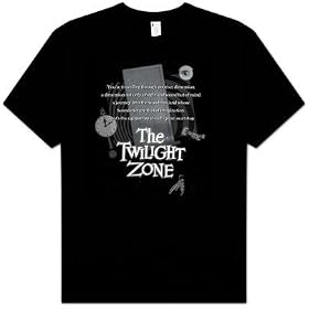 The Twilight Zone MONOLOGUE Classic TV Adult Black T-shirt