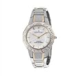 AK Anne Klein 2 Tone Diamond Bezel Bracelet Watch #10/8673MPTT