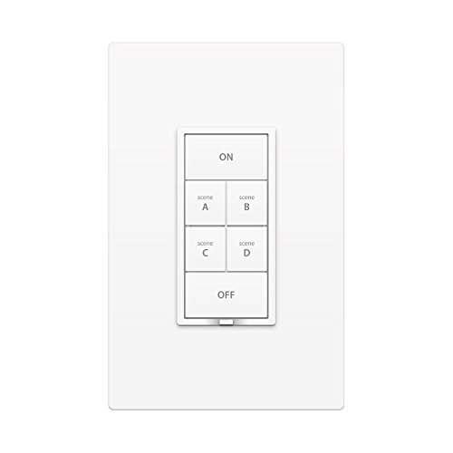 Insteon 2334-232 keypad dimmer switch with 6-button, wh…