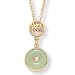Jade/DiamonUltra&trade; Cubic Zirconia Pendant