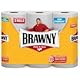 Brawny White Perforated Paper Towel Rolls, 2-Ply, 12/Case $9.99
