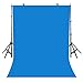 Lyly County 5x7ft Photography Studio Non-Woven Backdrop Blue Backdrop Solid Color Backdrop Navy Blue Simple Background LY077