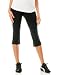 Motherhood Maternity: Fold Over Belly Jersey Knit Cropped Maternity Yoga Pants
