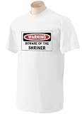Thumbnail image for WARNING BEWARE OF THE SHRINER Adult Short Sleeve T-Shirt In…