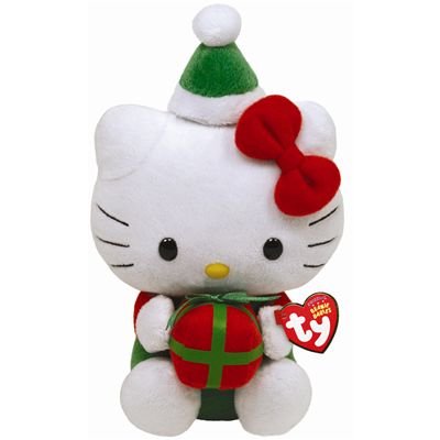 Ty Beanie Baby:Ty Beanie Babies Hello Kitty With Present Images