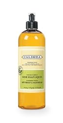 Caldrea Dish Soap Liquid, Ginger Pomelo, 16-Ounce Bottles (Pack of 6)