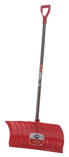 Garant NPP26KD Nordic 26-Inch Poly Blade Snow Pusher Stained Ash Handle Dark, Orange