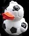 Soccer Ball Rubber Ducky