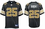 Reggie Bush New Orleans Saints #25 Replica Reebok NFL Football Jersey (Alternate Black)