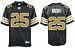 Reggie Bush New Orleans Saints #25 Replica Reebok NFL Football Jersey (Alternate Black)