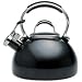 KitchenAid Gourmet Essentials 2-Quart Porcelain-on-Steel Tea Kettle, Black