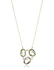 Misha Multi Amethyst Cluster Claw Necklace