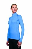 Icebreaker Ladies Bodyfit150 Ultralite Long Sleeve Atlas Zip Top
