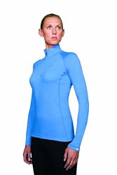 Icebreaker Women's Bodyfit150 Ultralite Long Sleeve Atlas Zip Top