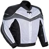 TOURMASTER/CORTECH INTAKE AIR 2 MOTORCYCLE JACKET WHITE/SILVER
