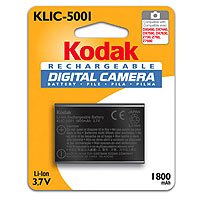 Kodak KLIC-5001 Lithium-Ion Rechargeable Digital Camera Battery for Z730, Z760, Z7590, DX6490, DX7630, DX7440, P850, P880 and P712 Digital Cameras