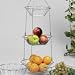 Produkt-Bild: Obstkorb zum Aufh&auml;ngen H&auml;ngekorbsatz 3-teilig chrom
