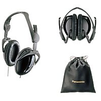 31 qKAH7eFL Panasonic RPHC100 Noise Cancelling Monitor headphones with folding design and carry pouch