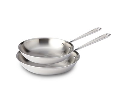 All-Clad 2-pc. Stainless Fry Pan Set All-Clad 2-pc. Stainless Fry Pan Set