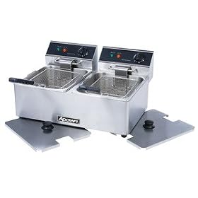 Buy Adcraft DF-6L 2 Commercial Deep Fryer 2 x 6 Liter