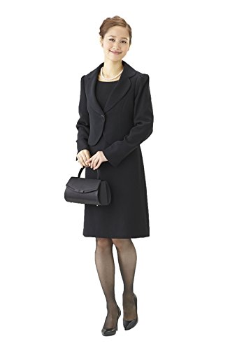 (モノワール) MONOIR 喪服 レディース 礼服 ブラックフォーマル アンサンブル ワンピース オールシーズン FX4F001A