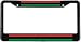 African Afro American Flag Black License Plate Frame Metal Holder