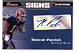2005 Bowman Signs of the Future Autographs #SFRP Roscoe Parrish - Buffalo Bills (Autographed Card) (Football Cards)