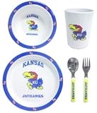 Kansas Jayhawks 5 Piece Children's Dinner Set