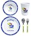 Kansas Jayhawks 5 Piece Children's Dinner Set