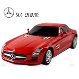 1 24 Scale Radio Remote Control Model Car Mercedes-Benz SLS AMG R C (Red) by RASTAR