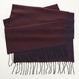 Solid Reversible Wool Scarf