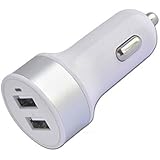 Galaxy S5 Car Charger, Samsung Galaxy S6 Car Charger [Dual Port] USB Port Portable Travel Rapid Charge Auto Adapter For The Apple iPhone 6, iPhone 6 Plus, 5/5S/4, Ipad, iPad Air, iPod, Smart Phone, Tablet - Galaxy S6 Edge car charger- For The Samsung Galaxy S5, Galaxy Note 3, Galaxy Note 4, Galaxy S4, HTC, LG G3 G4, Nexus, And Many Others - Samsung Compatible Car Charger by Cable and Case&reg;