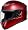 SHOEI RF-1100 WINE RED SIZE:LRG MOTORCYCLE Full-Face-Helmet