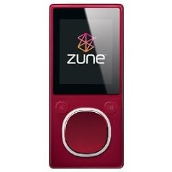 Zune 8 GB Digital Media Player (Red)