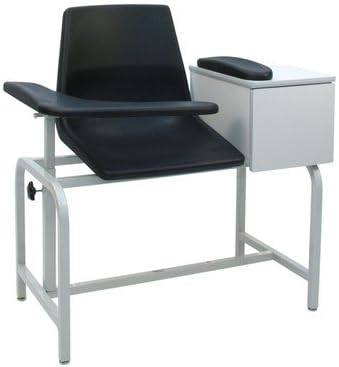 Economical Phlebotomy Chair with Storage Drawer Style: IV Pole Left Rear