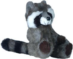 31 qtm8s2kL Raccoon Stuffed Animal   Sitting Position   12