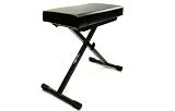Black Height Adjustable Keyboard Stool/Seat/Bench to suit Digital Piano, Organ, Guitar, Drum Stool