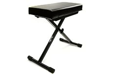 Black Height Adjustable Keyboard Stool/Seat/Bench to suit Digital Piano, Organ, Guitar, Drum Stool