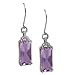 10K White Gold Radiant-Cut Pink Amethyst and title=