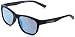 Tifosi Swank Sunglasses, Satin Black Smoke Bright Blue, 51 mm