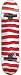 Speed Demons Torn Complete Skateboard - 7.5 - Red/White W/ Essential Trucks and Essen...