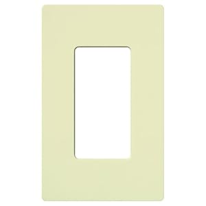 Lutron Claro CW-1-AL Wallplates 1-Gang Light Dimmer in Almond by Lutron